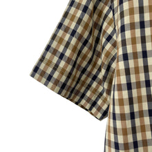 Load image into Gallery viewer, Aquascutum House Check Short Sleeved Shirt - Large (L) PTP 23.5"