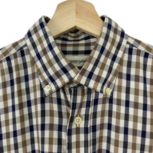 Load image into Gallery viewer, Aquascutum House Check Long Sleeved Shirt - Medium (M) PTP 23.5"