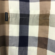 Load image into Gallery viewer, Aquascutum Block Check Short Sleeved Shirt - Large (L) PTP 24.5"