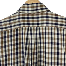 Load image into Gallery viewer, Aquascutum House Check Long Sleeved Shirt - Medium (M) PTP 23.5"