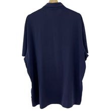 Load image into Gallery viewer, Aquascutum Navy / House Check Short Sleeved Polo - Triple Extra Large (XXXL) PTP 26"