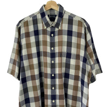 Load image into Gallery viewer, Aquascutum Block Check Short Sleeved Shirt - Extra Large (XL) PTP 24.5"