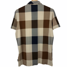 Load image into Gallery viewer, Aquascutum Block Check Short Sleeved Polo - Small (S) PTP 19.75"