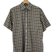 Load image into Gallery viewer, Aquascutum House Check Short Sleeved Shirt - Small (S) PTP 21.75"