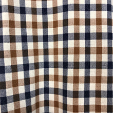 Load image into Gallery viewer, Aquascutum Navy / Check Short Sleeved T-Shirt - Double Extra Large (XXL) PTP 25.5"