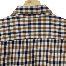Load image into Gallery viewer, Aquascutum House Check Long Sleeved Shirt - Large (L) PTP 21.75"