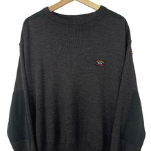 Load image into Gallery viewer, Paul and Shark Bretagne Grey Crew Neck Sweater - Large (L) PTP 25.25"