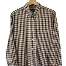 Load image into Gallery viewer, Aquascutum House Check Long Sleeved Shirt - Large (L) PTP 21.75"