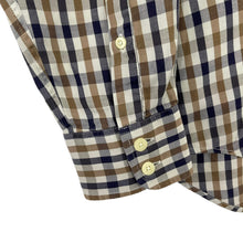 Load image into Gallery viewer, Aquascutum House Check Long Sleeved Shirt - Large (L) PTP 24"