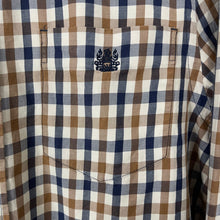 Load image into Gallery viewer, Aquascutum House Check Long Sleeved Shirt - Medium (M) PTP 20.75"