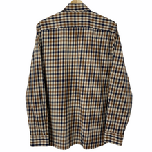 Load image into Gallery viewer, Aquascutum House Check Long Sleeved Shirt - Large (L) PTP 22"