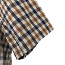 Load image into Gallery viewer, Aquascutum House Check Short Sleeved Shirt - Extra Large (XL) PTP - 22.5"