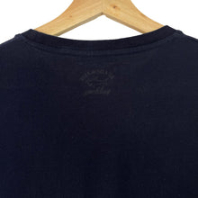 Load image into Gallery viewer, Paul and Shark Navy Short Sleeved Logo T-Shirt - Medium (M) PTP 18.5"