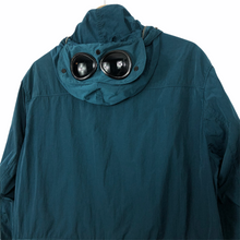 Load image into Gallery viewer, C.P Company Emerald Nylon Shimmer Multi Pocket Goggle Jacket - 52 PTP 23.25"