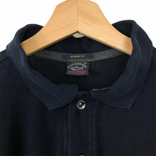 Load image into Gallery viewer, Paul and Shark Navy Long Sleeved Polo - Extra Large (XL) PTP 22.5"