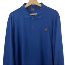 Load image into Gallery viewer, Paul and Shark Blue Long Sleeved Polo - Extra Large (XL) PTP 23"