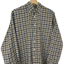 Load image into Gallery viewer, Aquascutum House Check Long Sleeved Shirt - Small (S) PTP 22.5"