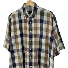 Load image into Gallery viewer, Aquascutum Block Check Short Sleeved Shirt - Extra Large (XL) PTP 24.5"