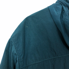 Load image into Gallery viewer, C.P Company Emerald Nylon Shimmer Multi Pocket Goggle Jacket - 52 PTP 23.25"