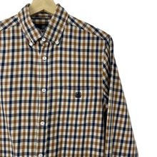 Load image into Gallery viewer, Aquascutum House Check Long Sleeved Shirt - Small (S) PTP 20"