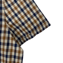 Load image into Gallery viewer, Aquascutum House Check Short Sleeved Shirt - Extra Large (XL) PTP 22"