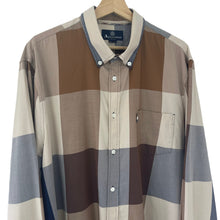 Load image into Gallery viewer, Aquascutum Block Check Long Sleeved Shirt - Triple Extra Large (XXXL) PTP 26.5"