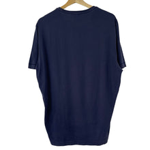 Load image into Gallery viewer, Aquascutum Navy / House Check Short Sleeved T-Shirt - Large (L) PTP 22.5"