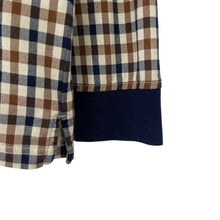 Load image into Gallery viewer, Aquascutum x Supreme House Check Long Sleeved Polo - Medium (M) PTP 21.25"