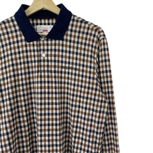 Load image into Gallery viewer, Aquascutum x Supreme House Check Long Sleeved Polo - Medium (M) PTP 21.25"