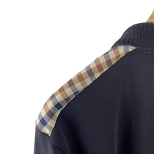 Load image into Gallery viewer, Aquascutum Navy / House Check Short Sleeved Polo - Triple Extra Large (XXXL) PTP 24"