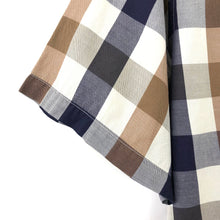 Load image into Gallery viewer, Aquascutum Block Check Short Sleeved Shirt - Medium (M) PTP 23.75"
