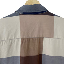 Load image into Gallery viewer, Aquascutum Block Check Long Sleeved Shirt - Large (L) PTP 22.75"