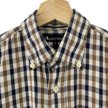 Load image into Gallery viewer, Aquascutum House Check Short Sleeved Shirt - Small (S) PTP 20"