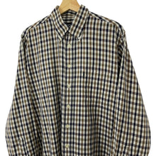 Load image into Gallery viewer, Aquascutum House Check Long Sleeved Shirt - Large (L) PTP 24.5"