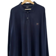Load image into Gallery viewer, Paul and Shark Navy Long Sleeved Polo - Five Extra Large (5XL) PTP 31"