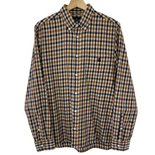 Load image into Gallery viewer, Aquascutum House Check Long Sleeved Shirt - Large (L) PTP 21.75"