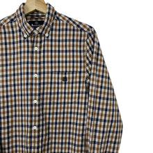 Load image into Gallery viewer, Aquascutum House Check Long Sleeved Shirt - Small (S) PTP 19"