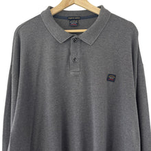 Load image into Gallery viewer, Paul and Shark Grey Long Sleeved Polo - Five Extra Large (5XL) PTP 31"