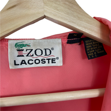 Load image into Gallery viewer, Vintage Pink Lacoste Izod Half Zip Cagoule - Medium (M) PTP 23.5"
