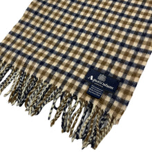 Load image into Gallery viewer, Aquascutum Classic House Check Lambswool / Cashmere Scarf - One Size Fits All