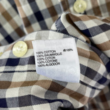 Load image into Gallery viewer, Aquascutum House Check Short Sleeved Shirt - Small (S) PTP 20"