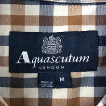 Load image into Gallery viewer, Aquascutum House Check Short Sleeved Shirt - Medium (M) PTP 20.5"