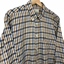 Load image into Gallery viewer, Aquascutum House Check Long Sleeved Shirt - Medium (M) PTP 23.25"