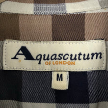 Load image into Gallery viewer, Aquascutum Block Check Short Sleeved Shirt - Medium (M) PTP 24.5"