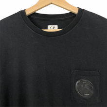 Load image into Gallery viewer, C.P Company Black Short Sleeved Pocket Lens T-Shirt - Medium (M) PTP 19"