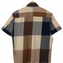 Load image into Gallery viewer, Aquascutum Block Check Short Sleeved Shirt - Small (S) PTP 20.25"