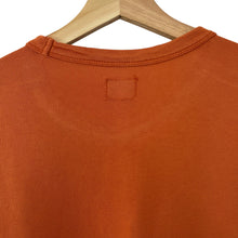 Load image into Gallery viewer, C.P Company Orange Crew Neck Lens Sweater - Medium (M) PTP 21"