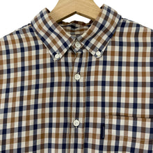 Load image into Gallery viewer, Aquascutum House Check Long Sleeved Shirt - Large (L) PTP 22"