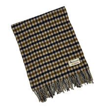 Load image into Gallery viewer, Aquascutum Classic House Check 100% Lambswool Scarf - One Size Fits All