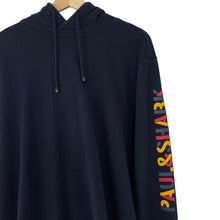 Load image into Gallery viewer, Paul and Shark Navy Spell Out Logo Hoody - Triple Extra Large (XXXL) PTP 24.5"